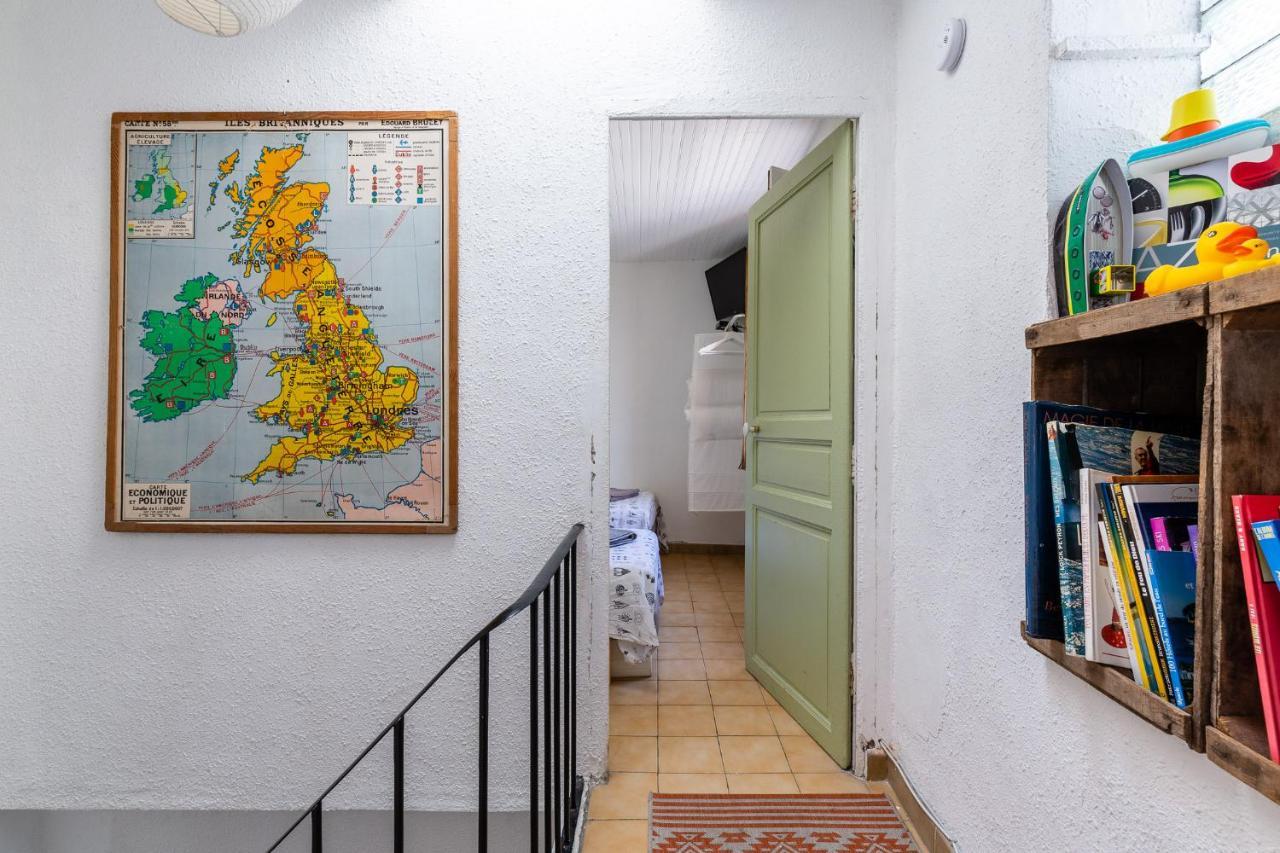 The Crew House La Ciotat - Maison De Pecheur En Triplex 3 Chambres Et Box Privatif Au Dessus Du Vieux Port Exteriör bild